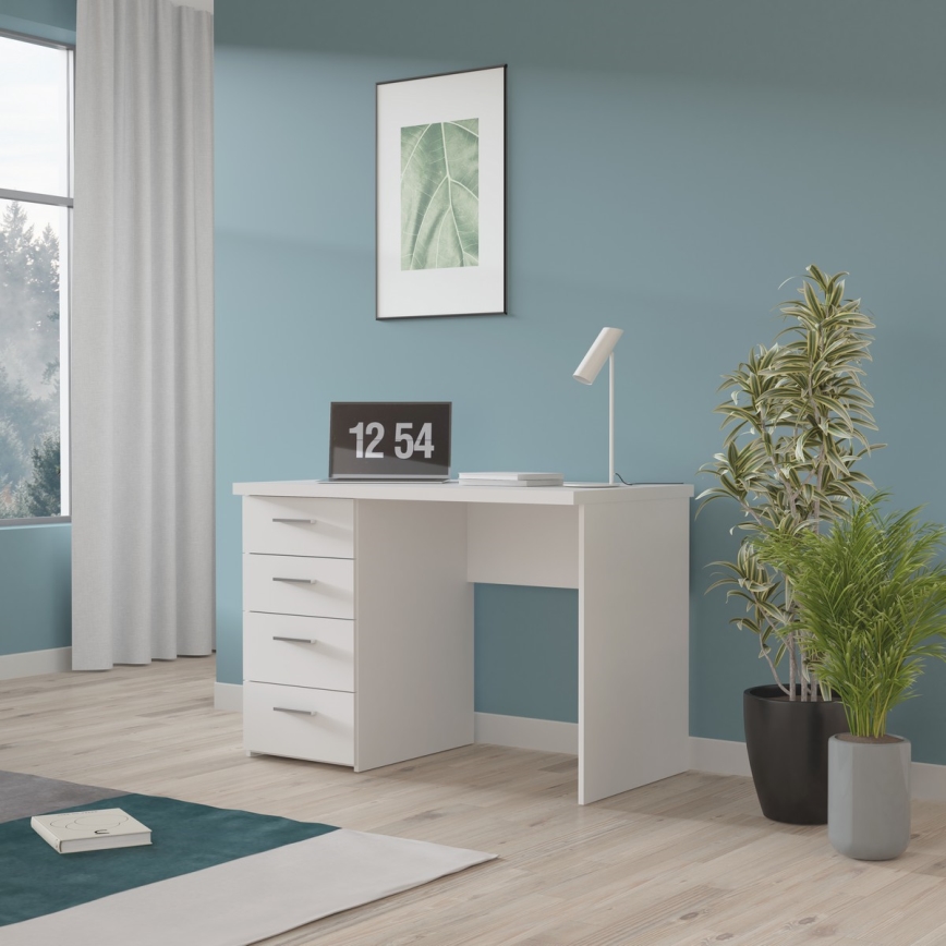 Psací stůl GINO bílá