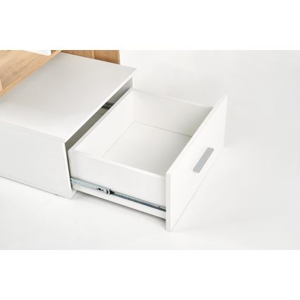 Psací stůl GORA dub/bílá