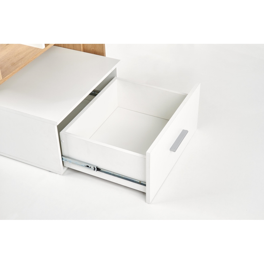 Psací stůl GORA dub/bílá