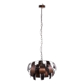 PTMD - Lustr na řetězu MARXY 1xE27/40W/230V pr. 60 cm