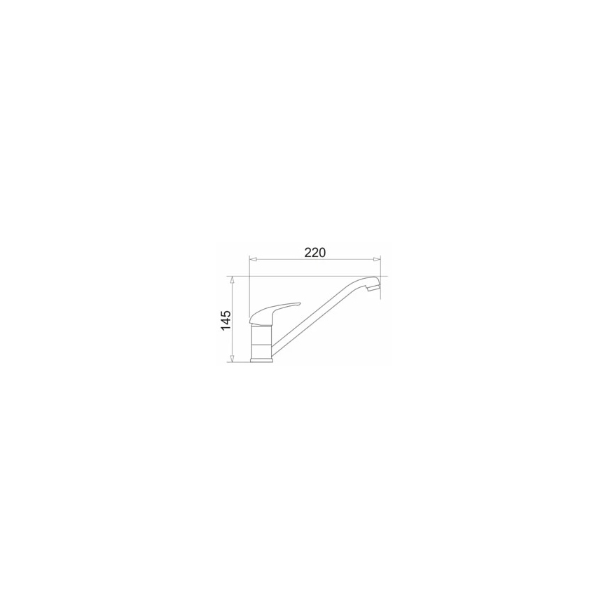 Pyramis 90918401 - Dřezová baterie ASALIA černá