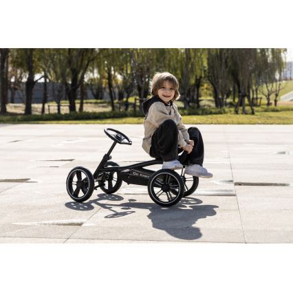 QPlay - Dětská čtyřkolka GO KART černá