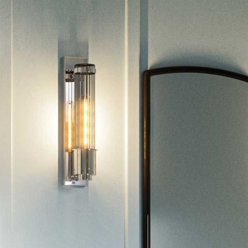 Quintiesse - Koupelnové nástěnné svítidlo WELLINGTON 1xE27/60W/230V IP44 lesklý chrom