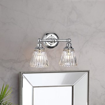 Quintiesse - LED Koupelnová nástěnná lampa KEYNES 2xG9/3W/230V IP44 lesklý chrom