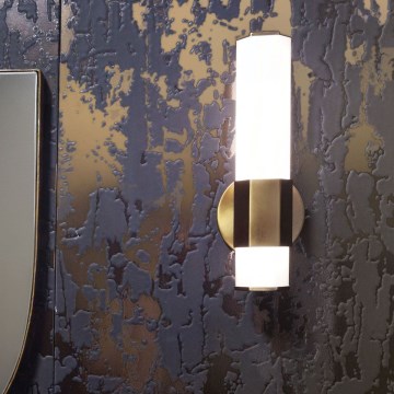 Quintiesse - LED Koupelnové nástěnné svítidlo FACET LED/12W/230V IP44 zlatá