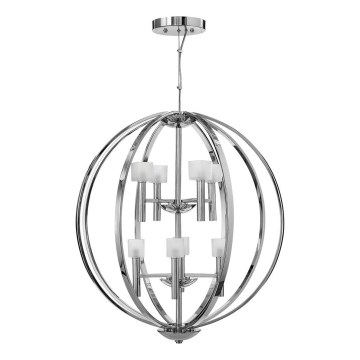 Quintiesse - LED Lustr na lanku MONDO 8xG9/3W/230V pr. 71,3 cm lesklý chrom
