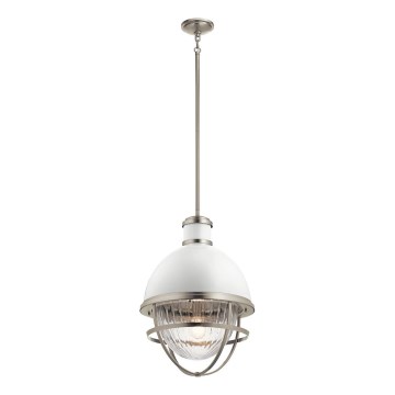 Quintiesse - Lustr na tyči TOLLIS 1xE27/40W/230V pr. 40,8 cm matný chrom