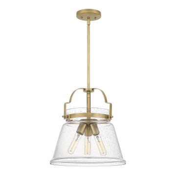 Quintiesse - Lustr na tyči WIMBERLEY 3xE27/60W/230V pr. 35,6 cm zlatá