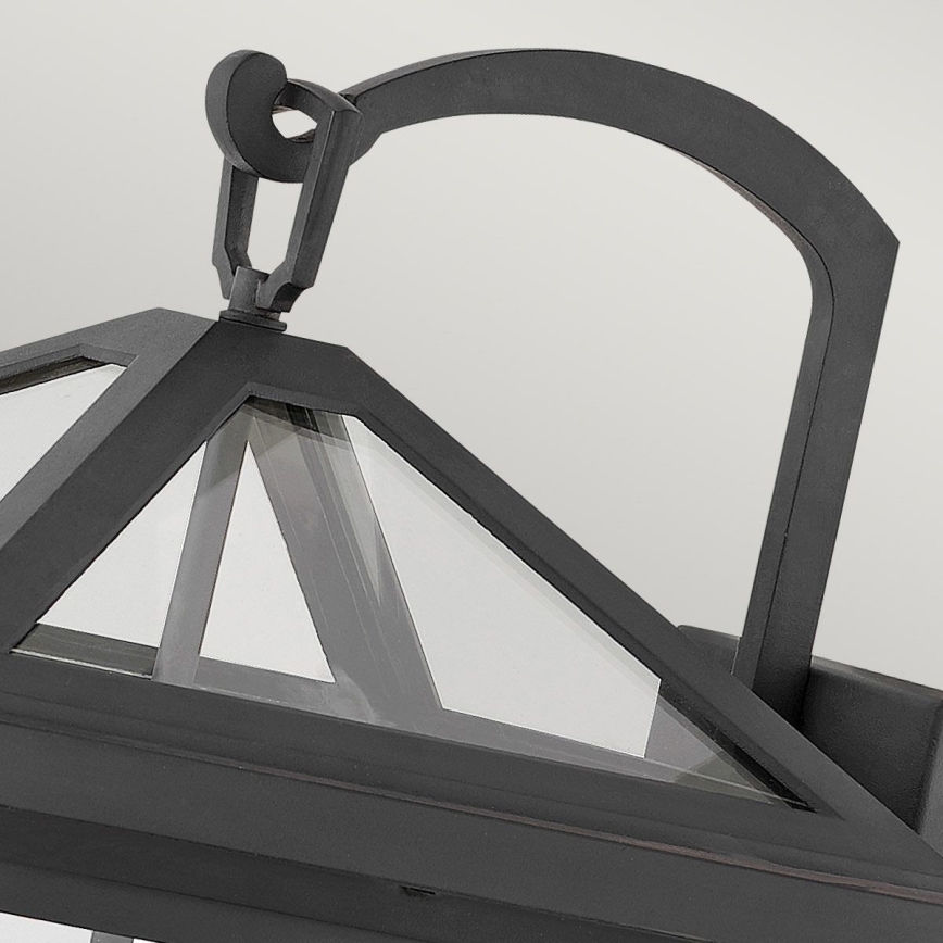 Quintiesse - Venkovní nástěnná lampa ALFORD L 3xE14/40W/230V IP44 černá