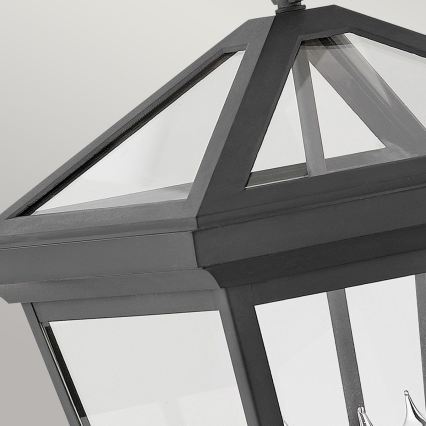 Quintiesse - Venkovní nástěnná lampa ALFORD L 3xE14/40W/230V IP44 černá