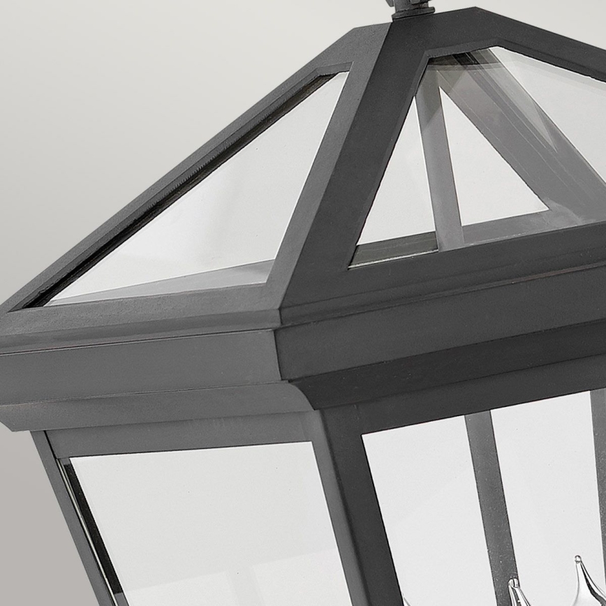 Quintiesse - Venkovní nástěnná lampa ALFORD L 3xE14/40W/230V IP44 černá