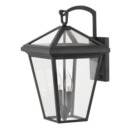 Quintiesse - Venkovní nástěnná lampa ALFORD M 2xE14/40W/230V IP44 černá