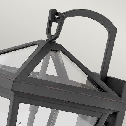 Quintiesse - Venkovní nástěnná lampa ALFORD S 2xE14/40W/230V IP44 černá