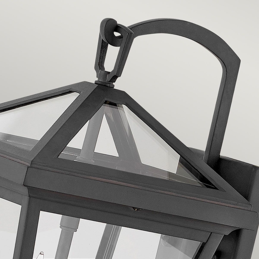 Quintiesse - Venkovní nástěnná lampa ALFORD S 2xE14/40W/230V IP44 černá