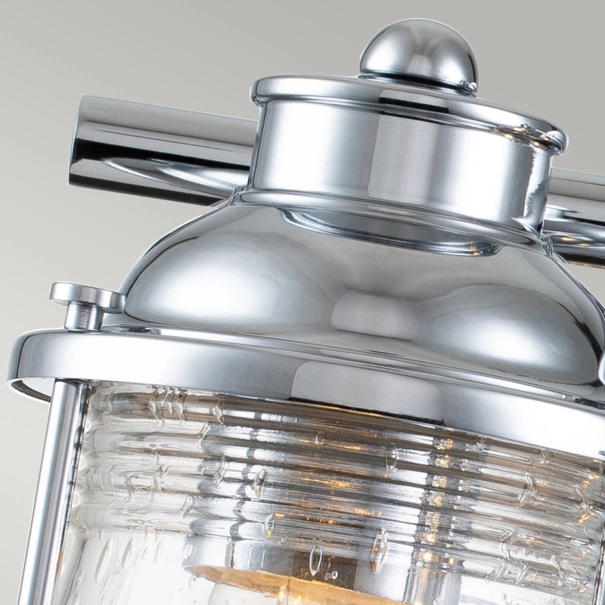 Quintiesse - Venkovní nástěnná lampa ASHLAND BAY 3xE27/60W/230V IP44 lesklý chrom