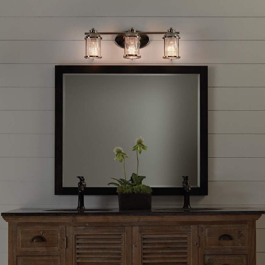 Quintiesse - Venkovní nástěnná lampa ASHLAND BAY 3xE27/60W/230V IP44 lesklý chrom