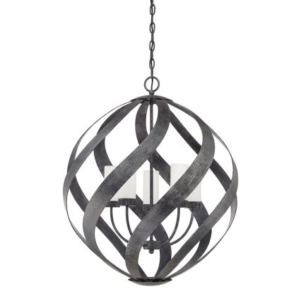 Quintiesse - Venkovní lustr na řetězu BLACKSMITH 5xE14/40W/230V pr. 66,4 cm  IP44 černá