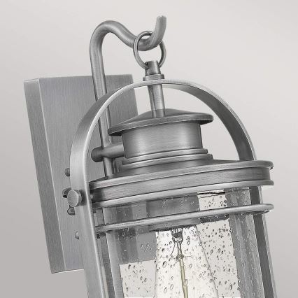 Quintiesse - Venkovní nástěnná lampa BOOKER M 1xE27/60W/230V IP44 matný chrom