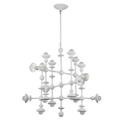 Quintiesse - Lustr na tyči CADENCE 18xE14/40W/230V bílá
