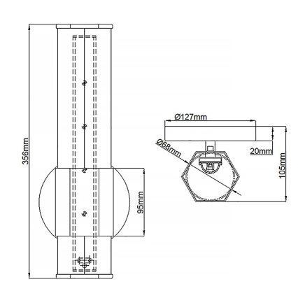 Quintiesse - LED Koupelnové nástěnné svítidlo FACET LED/12W/230V IP44 zlatá