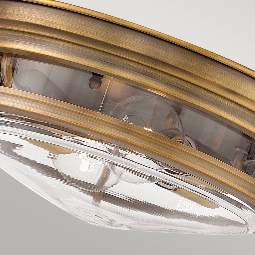 Quintiesse - Venkovní stropní svítidlo HADRIAN 2xE27/40W/230V pr. 30,5 cm IP44 bronzová