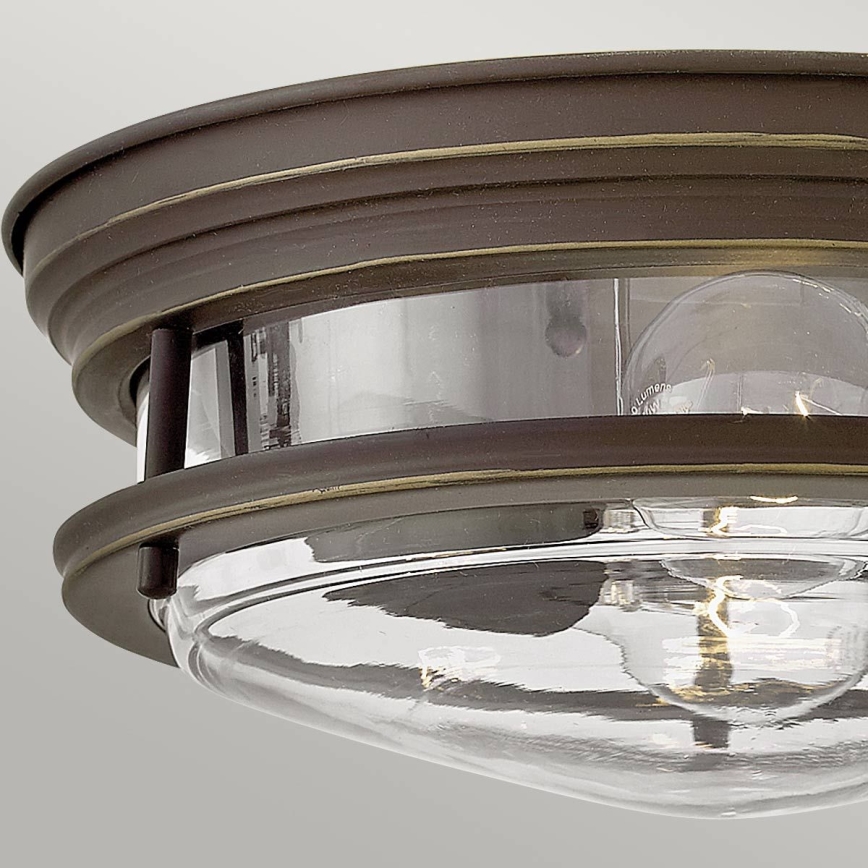 Quintiesse - Venkovní stropní svítidlo HADRIAN 2xE27/40W/230V pr. 27,8 cm IP44 bronzová
