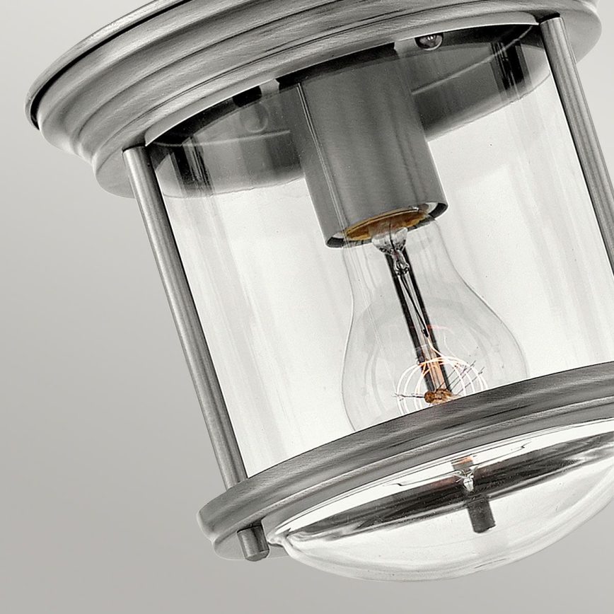 Quintiesse - Venkovní stropní svítidlo HADRIAN 1xE27/60W/230V pr. 19,6 cm IP44 matný chrom