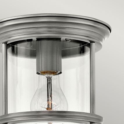 Quintiesse - Venkovní stropní svítidlo HADRIAN 1xE27/60W/230V pr. 19,6 cm IP44 matný chrom