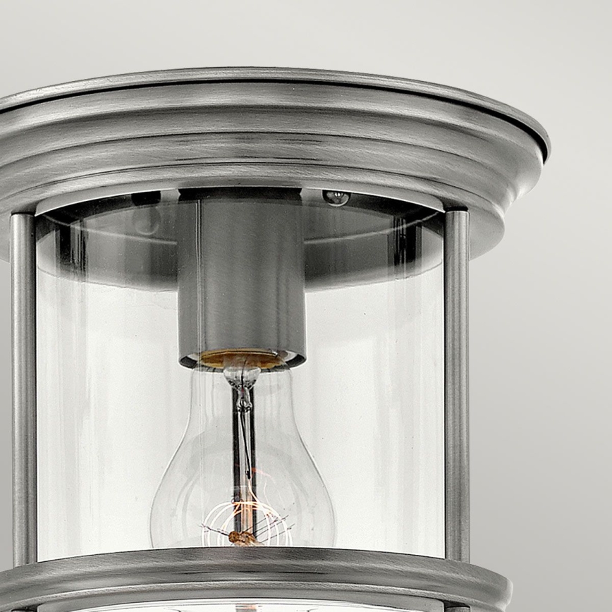 Quintiesse - Venkovní stropní svítidlo HADRIAN 1xE27/60W/230V pr. 19,6 cm IP44 matný chrom
