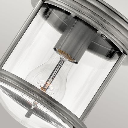 Quintiesse - Venkovní stropní svítidlo HADRIAN 1xE27/60W/230V pr. 19,6 cm IP44 matný chrom