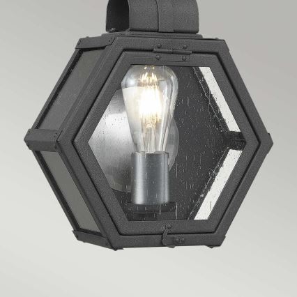 Quintiesse - Venkovní nástěnné svítidlo HEATH M 1xE27/60W/230V IP44 černá