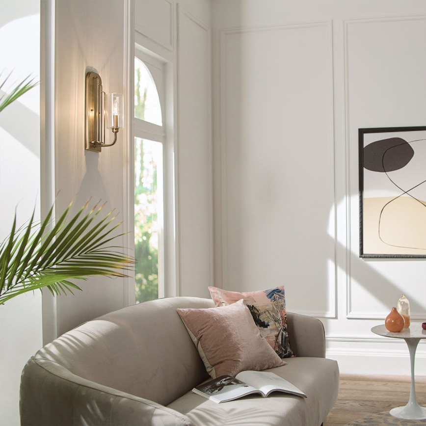 Quintiesse - Nástěnné svítidlo KIMROSE 1xE14/40W/230V zlatá