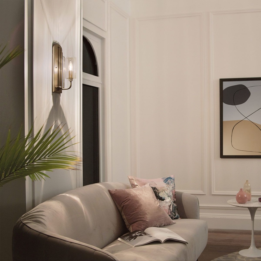 Quintiesse - Nástěnné svítidlo KIMROSE 1xE14/40W/230V zlatá