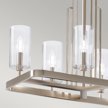 Quintiesse - Lustr na tyči KIMROSE 10xE14/40W/230V matný chrom