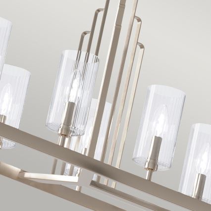 Quintiesse - Lustr na tyči KIMROSE 10xE14/40W/230V matný chrom