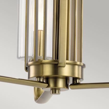 Quintiesse - Lustr na tyči KIMROSE 3xE14/40W/230V pr. 45,9 cm zlatá