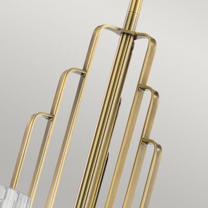 Quintiesse - Lustr na tyči KIMROSE 6xE14/40W/230V pr. 68,6 cm zlatá