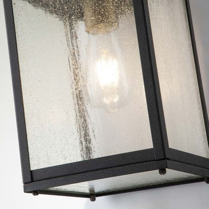 Quintiesse - Venkovní nástěnná lampa LAHDEN M 1xE27/60W/230V IP44 černá/zlatá