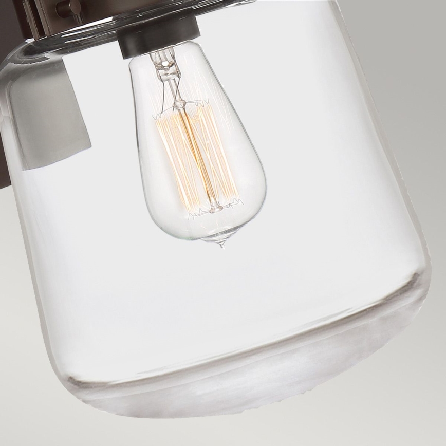 Quintiesse - Venkovní nátěnná lampa LASALLE M 1xE27/60W/230V IP44 bronzová