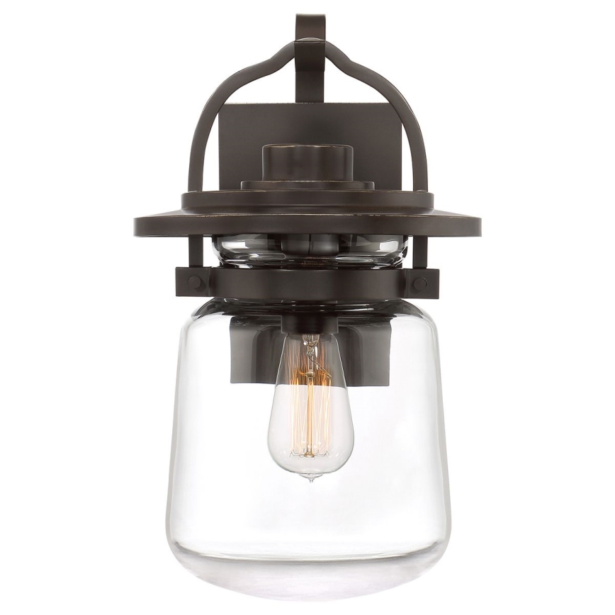 Quintiesse - Venkovní nátěnná lampa LASALLE M 1xE27/60W/230V IP44 bronzová
