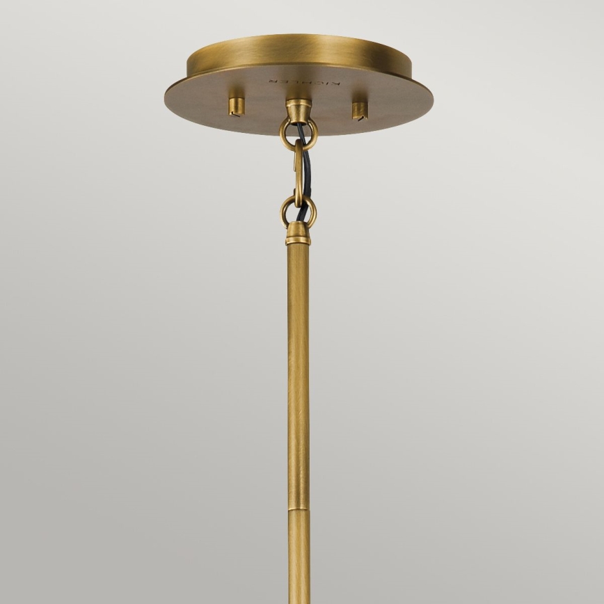 Quintiesse - Lustr na tyči LINARA 6xE14/60W/230V pr. 66 cm černá/zlatá