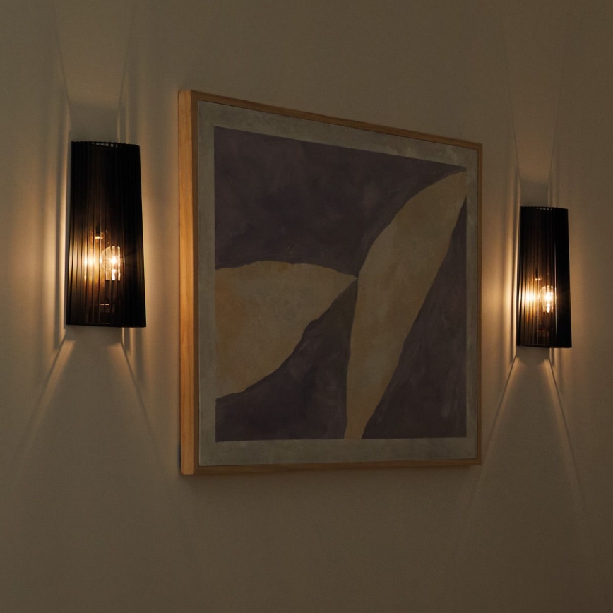 Quintiesse - Nástěnné svítidlo LINARA 1xE27/60W/230V černá/zlatá