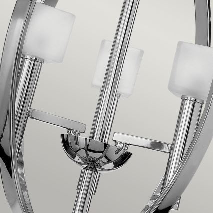 Quintiesse - LED Lustr na lanku MONDO 3xG9/3W/230V pr. 45,7 cm lesklý chrom