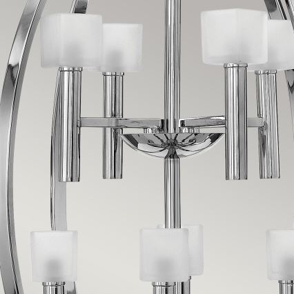 Quintiesse - LED Lustr na lanku MONDO 8xG9/3W/230V pr. 71,3 cm lesklý chrom