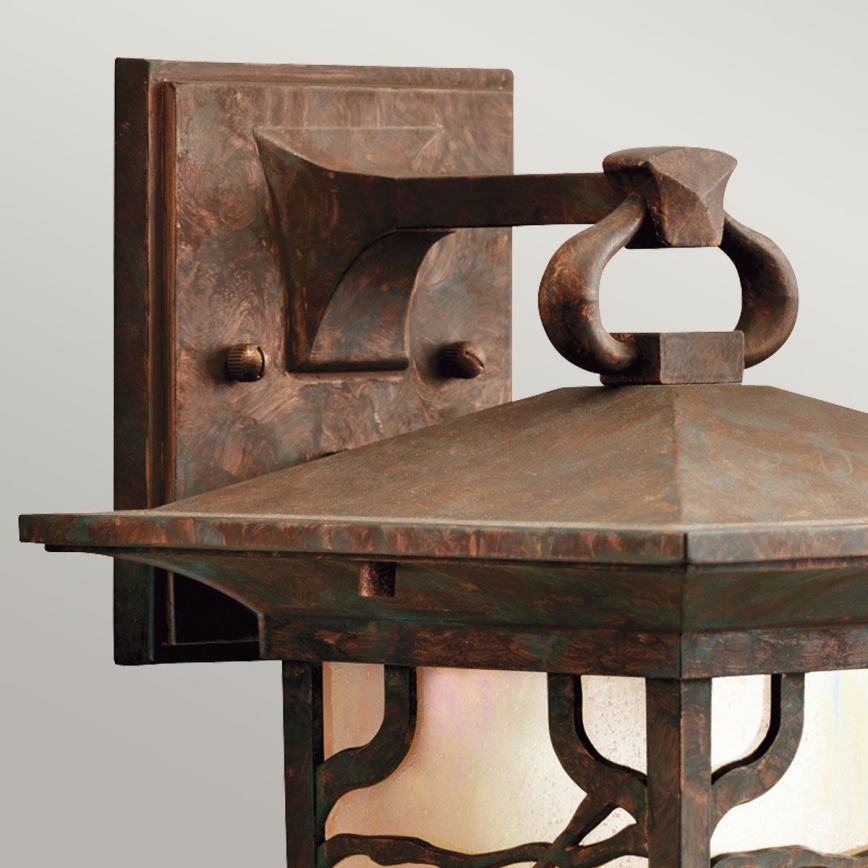 Quintiesse - Venkovní nástěnná lampa MORRIS M 1xE27/60W/230V IP44 bronzová