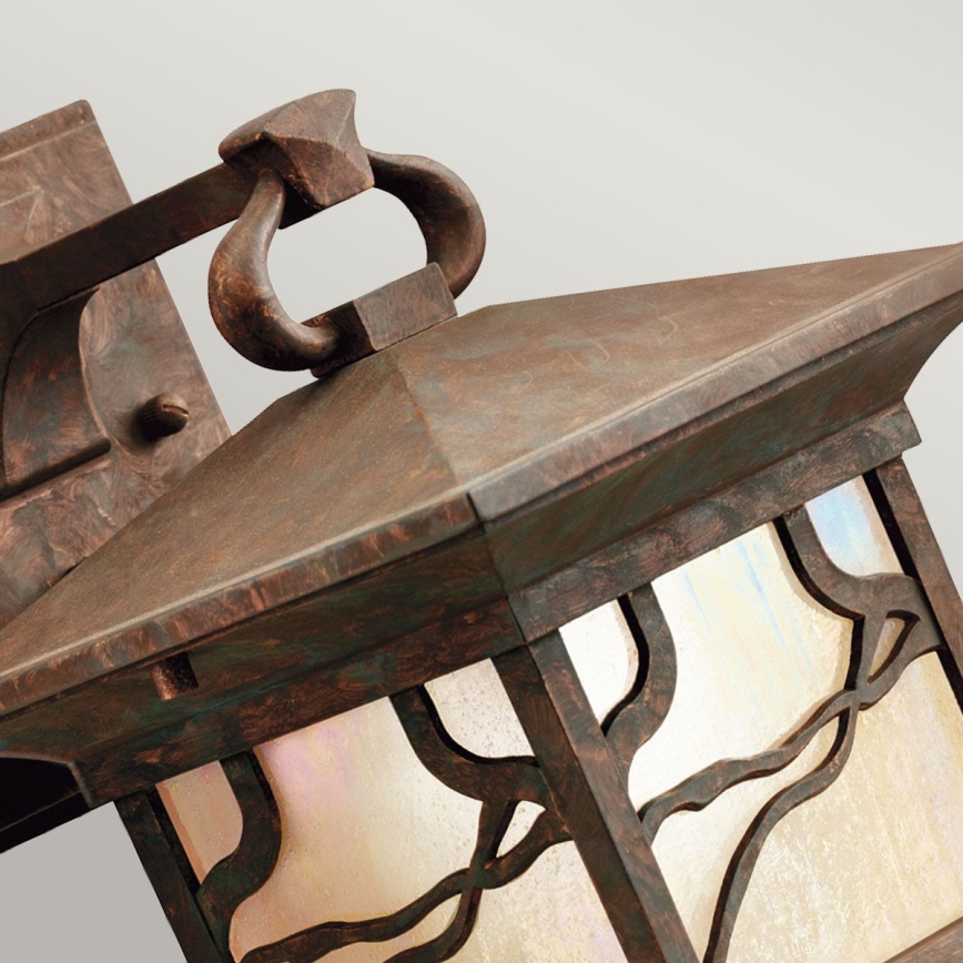 Quintiesse - Venkovní nástěnná lampa MORRIS M 1xE27/60W/230V IP44 bronzová