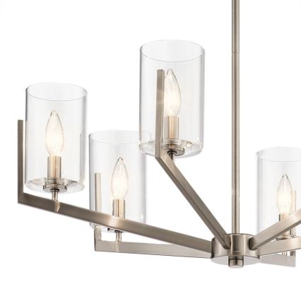 Quintiesse - Lustr na tyči NYE 6xE14/40W/230V pr. 71,1 cm matný chrom