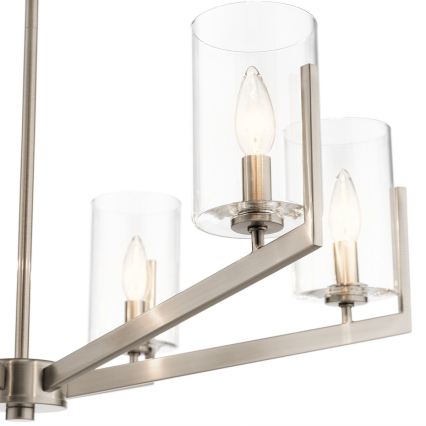 Quintiesse - Lustr na tyči NYE 6xE14/40W/230V pr. 71,1 cm matný chrom