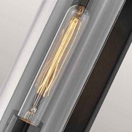 Quintiesse - Venkovní nástěnné svítidlo PEARSON M 1xE27/60W/230V IP44 černá