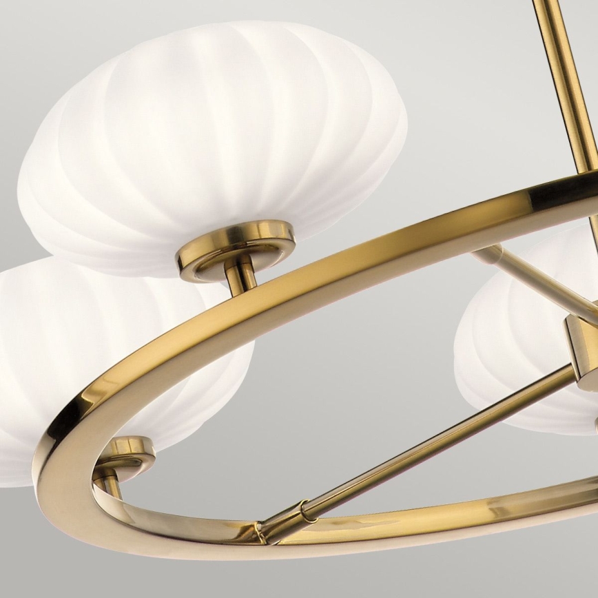Quintiesse - LED Koupelnový lustr na tyči PIM 5xG9/3W/230V pr. 71,1 cm IP44 zlatá